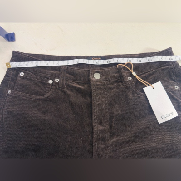 NWT quince Organic Stretch Corduroy Straight Leg Pants - Picture 7 of 10